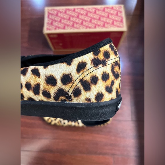 Womens 8 Vans Authentic Low Pro Leopard Print Low Top Shoe Sneaker New HALF BOX - Picture 9 of 16